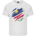 thumbnail image 1 of Hot Trending Torn Namibia Flag Namibian Day Football T-Shirt Design Preview Only, 1 of 4