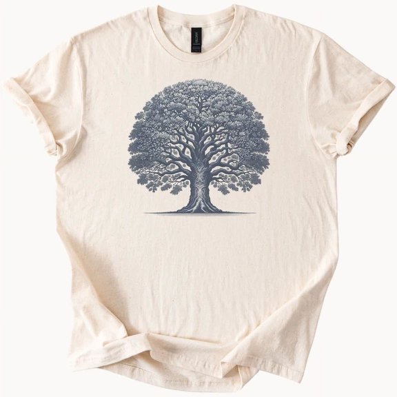 Hot Trending Tree of Life Graphic Tee Oak Tree Shirt Nature Roots Unisex TShirt Design Design Preview Only
