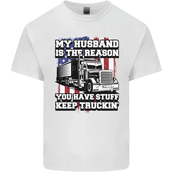 Hot Trending Truck Driver Funny USA Flag Lorry driver T-Shirt Design Preview Only