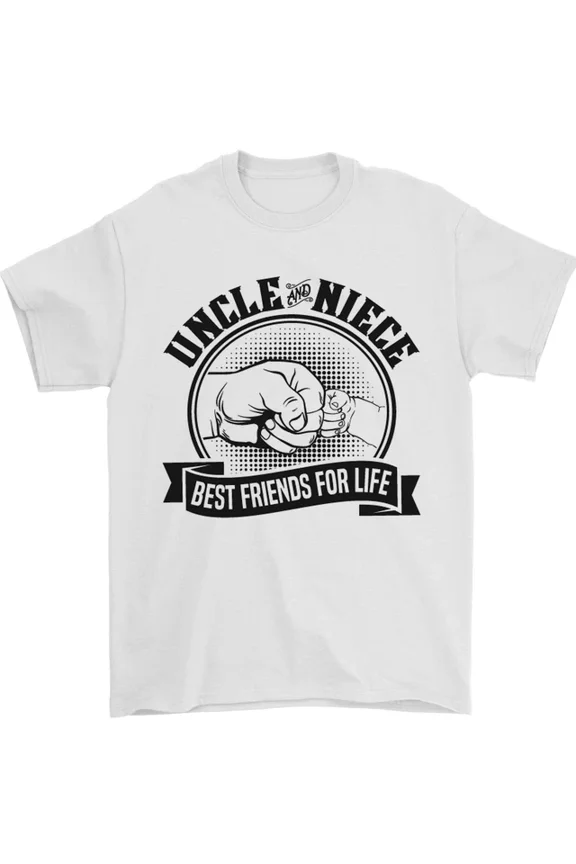 Hot Trending Uncle & Niece Best Friends Uncles Day T-Shirt Design Preview Only