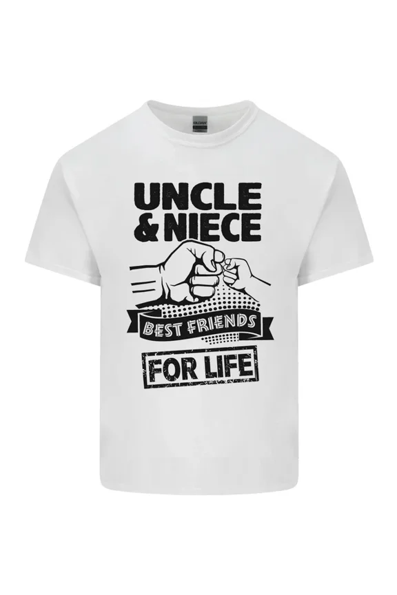 Hot Trending Uncle & Niece Friends for Life Funny Day T-Shirt Design Preview Only