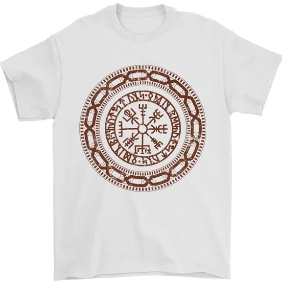 Hot Trending Viking Symbol Vegvisir Gym T-Shirt Design Preview Only