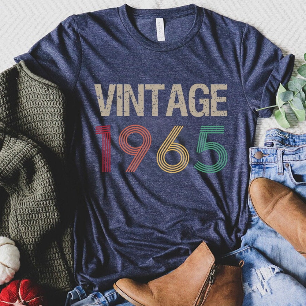 Hot Trending With Vintage 1965 Shirt, 60Th Birthday Gift For Men, 60Th ...
