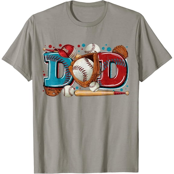 Hot Trending Vintage T-shirt Baseball Dad Daddy Vintage Fathers Day Ball Softball T-ball T-Shirt S-5XL - Trending Birrthday Tee Gifts Vintage Tee -Birthday Gifts