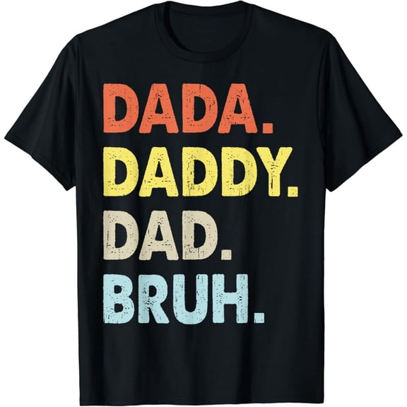 Hot Trending Vintage T-shirt Dada Daddy Dad Bruh Fathers Day Funny Vintage T-Shirt S-5XL - Trending Birrthday Tee Gifts Vintage Tee -Birthday Gifts