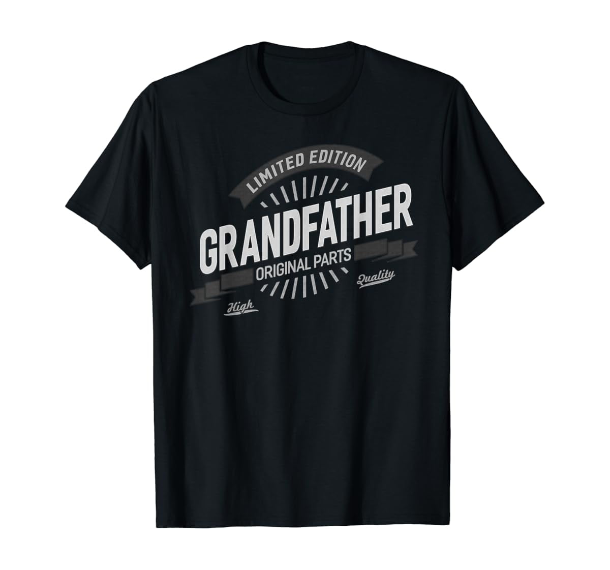 Grampa Grandfather Vintage Crown Fathers Day T-Shirt