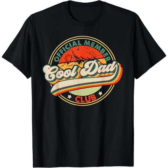 Hot Trending Vintage T-shirt Official Member Cool Dads Club Dad Daddy Vintage Fathers Day T-Shirt S-5XL - Trending Birrthday Tee Gifts Vintage Tee -Birthday Gifts