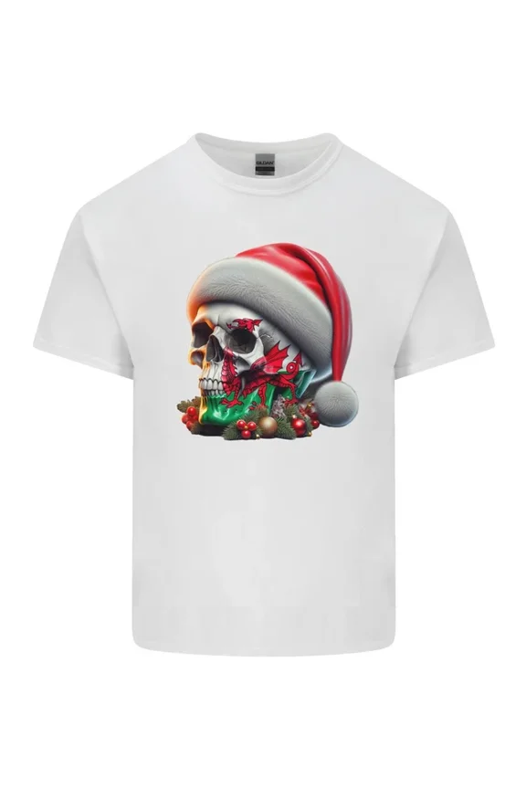 Hot Trending Wales Xmas Welsh Flag Rugby T-Shirt Design Preview Only