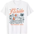 thumbnail image 1 of Hot Trending Welcome To Florida Funny Vintage Gator Beach Sunshine State T-Shirt S-5Xl Birthday Gifts; For Men & Women, 1 of 4