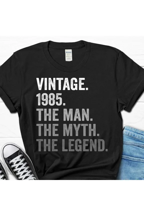 Hot Trending With 40Th Birthday Gift For Men, Turning 40 Shirt For Him, Born In 1985 Grandpa Birthday Gifts; For Men & Women