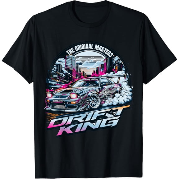 Hot Trending With Cool Racing Vintage Japanese Jdm Tokyo Japan Drift Race Car T-Shirt Design Preview Only