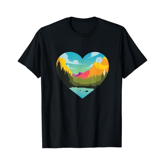 Hot Trending With Heart Of Yosemite Men & Women T-Shirt - Perfect Gifts For Everyone