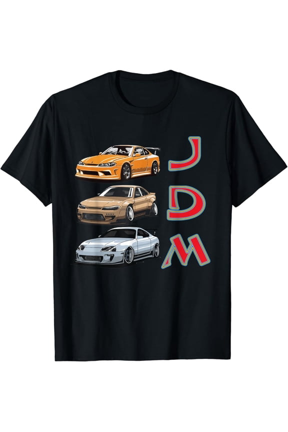 Hot Trending With Jdm Drift Modified Car Graphic Japanese Domestic T-Shirt Design Preview Only