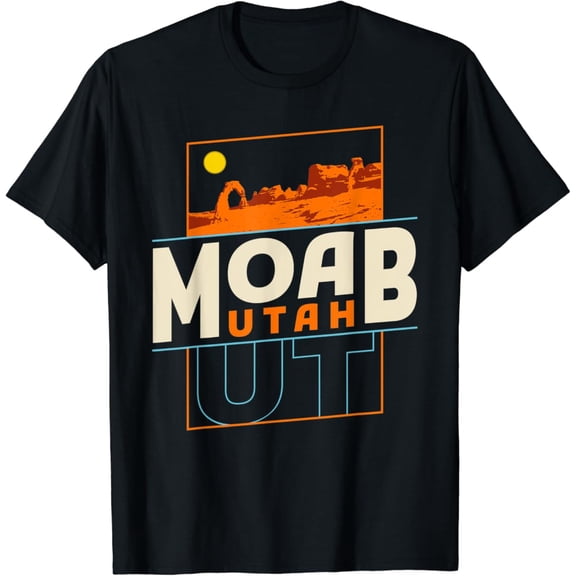 Hot Trending With Moab Utah Ut Arches National Park Souvenir Adventure Outdoor Men & Women T-Shirt - Perfect Gifts For Everyone