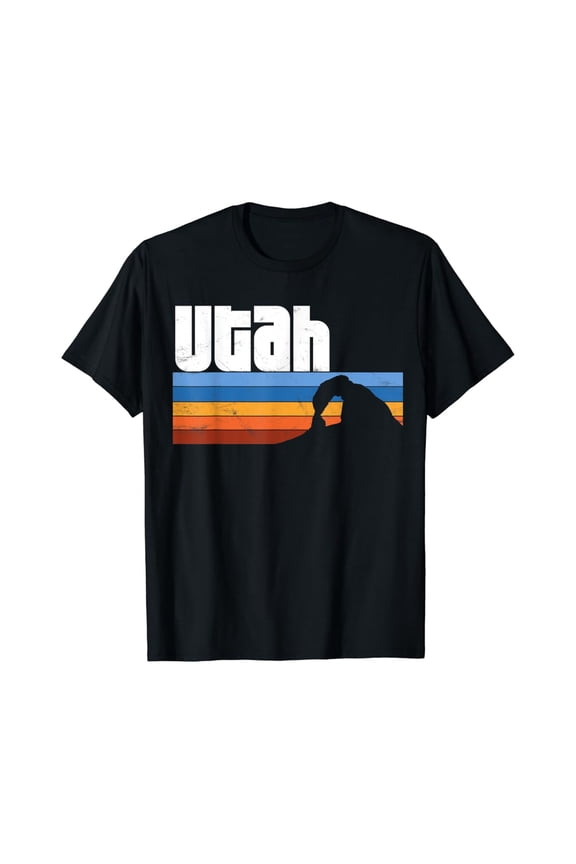 Hot Trending With Utah Ut Arches Canyonlands Zion National Park Retro Sunset Men & Women T-Shirt - Perfect Gifts For Everyone