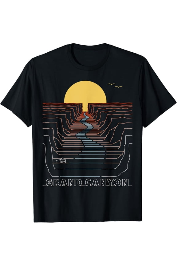 Hot Trending With Vintage Retro Grand Canyon National Park Arizona Az Souvenir Men & Women T-Shirt - Perfect Gifts For Everyone