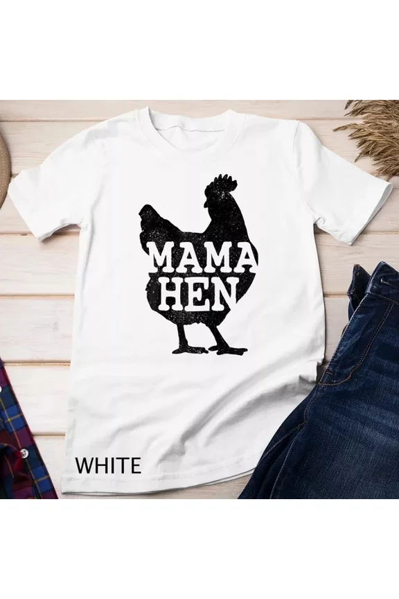 Hot Trending Womens Mama Hen Funny Mother'S Day Chicken Mom Farmer Farm Gift T-Shirt S-5Xl Birthday Gifts; For Men & Women