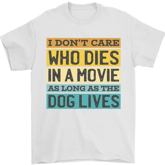 Hot Trending as Long as the Dog Lives Funny Movie T-Shirt Design Preview Only