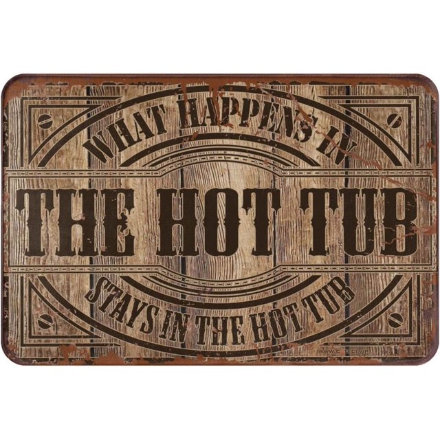 Hot Tub Accessories What Happens In The Hot Tub Stays In The Hot Tub