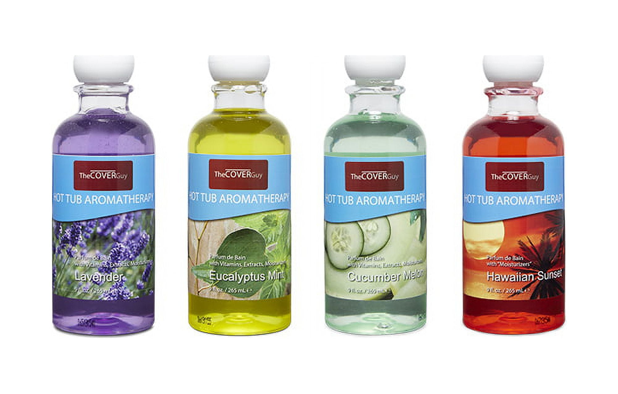 Hot Tub Aromatherapy by The Cover Guy 4 Different Scents Pack Enriched with Natural Extracts