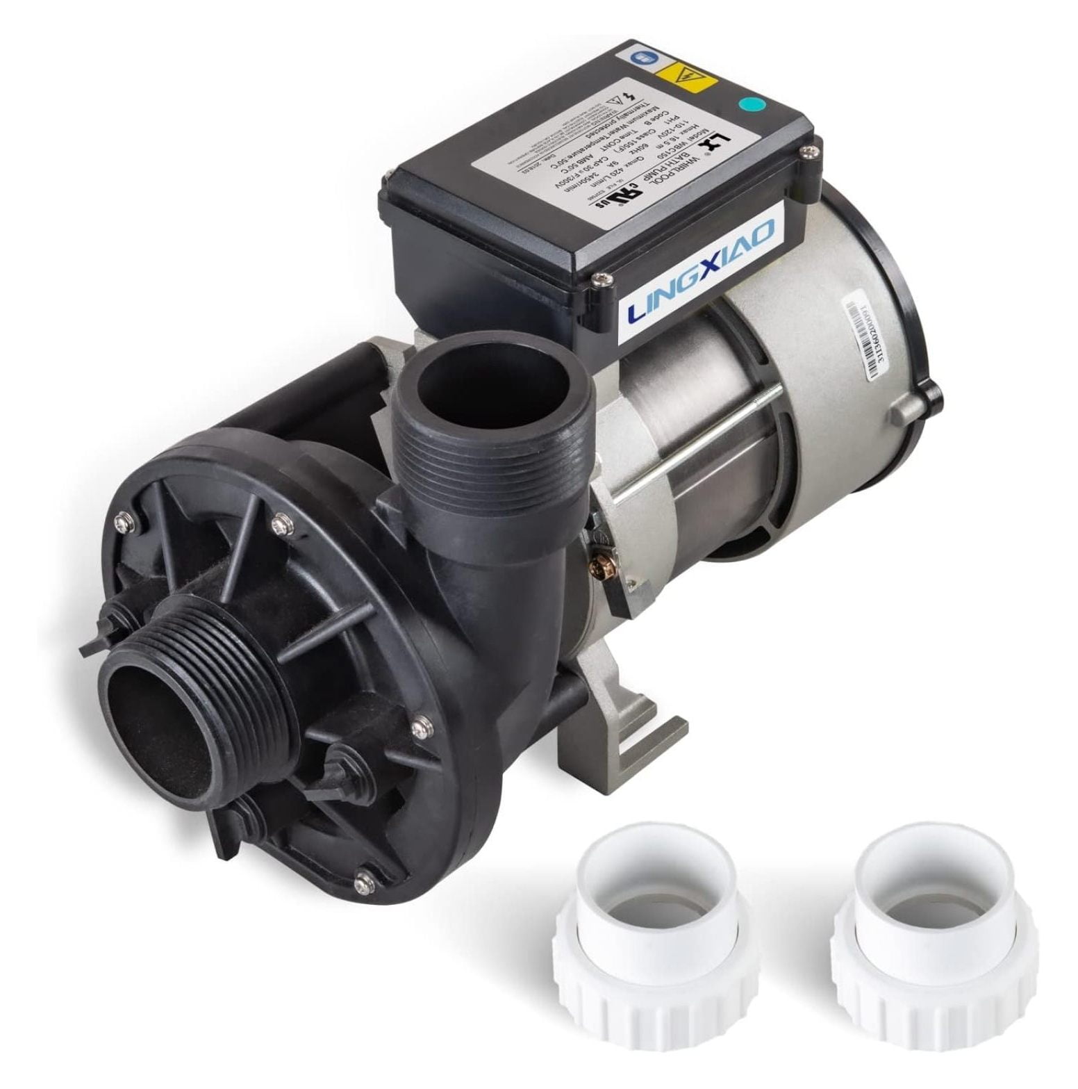 Hot Tub Bath Pump; LX Pump Motor, 110V, 9Amps, 1.5" Port, 116GPM Flow
