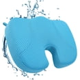 thumbnail image 1 of Hot Tub Booster Seat, 4D Air Mesh Weighted Hot Tub Pillow with Powerful Non-Slip Suction Cups, Ergonomic Booster Cushion, Quick Dry Spa Pillow Hot Tub Accessories for Adults Indoor Outdoor (Blue), 1 of 13