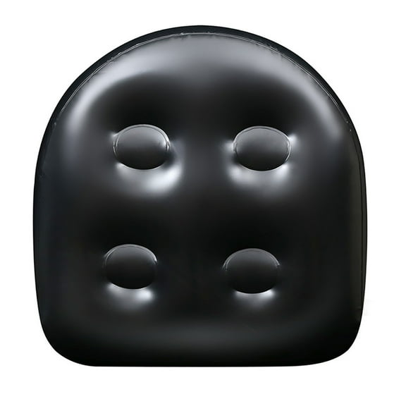 Hot Tub Booster Seat , Inflatable Spa Cushion with Suction Cups and Back Support , Durable PVC and Heat Resistant Soft Material , Adult Hot Tub Spa and Bathtub Relaxation