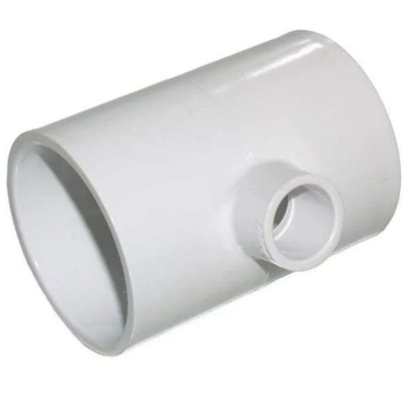 Dynasty Spas DYN10567, PVC, 2 Inch x 2 Inch x 1/2 Inch, Slip Tee Fitting Pipe Fittings & Couplers