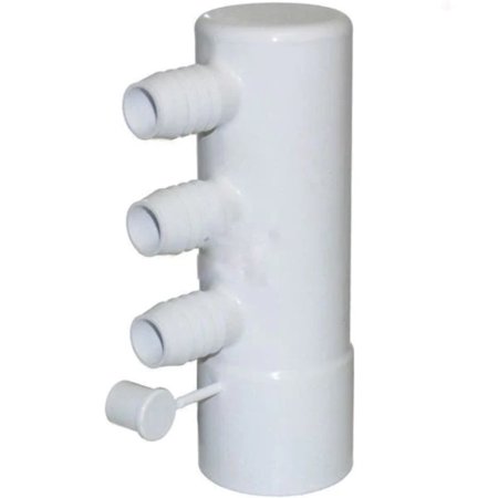 Hot Tub Compatible With Sundance Spas 3 Port Manifold 1 Inch Barb X 2 Inch Slip X Blind SUN6541-058