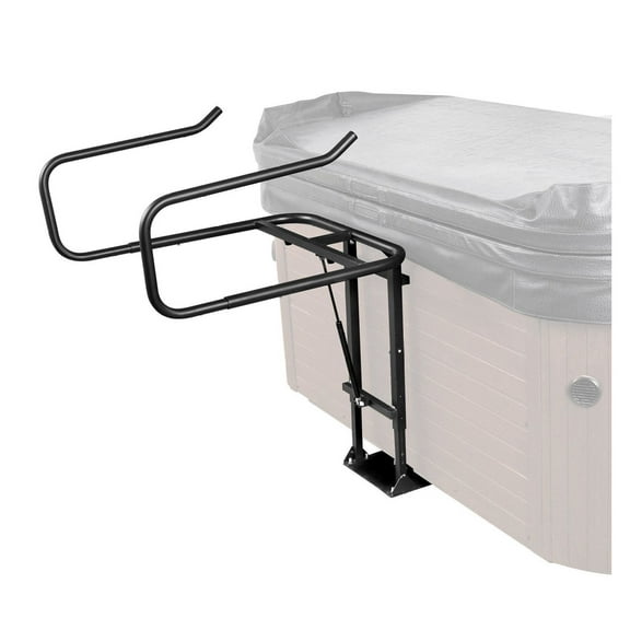 Hot Tub Cover Lift - Hydraulic Spa Cover Lifter Adjustable 33.1-41.3"H, 53.1-92.5"W - Easy Open & Close, Durable Aluminum, Fits Rectangular Hot Tubs