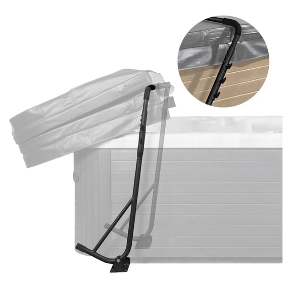 Hot Tub Cover Lift - Spa Cover Lifter Adjustable 31.5-41.3" Height, 57-92.5" Width, Rectangular Hot Tubs, Easy Install Spa Accessories