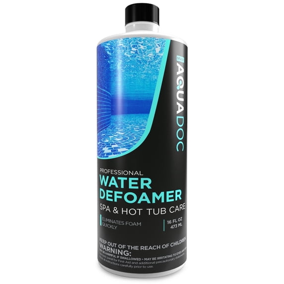 Hot Tub Defoamer & Spa Anti-Foam – Liquid Foam Reducer for Hot Tubs and Spas, 16oz | AquaDoc