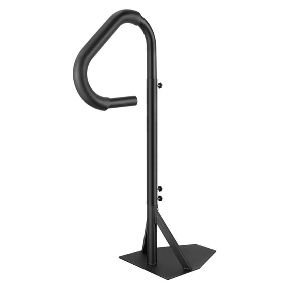 Hot Tub Handrail, 360 Rotatable Spa Side Handrail with "-63" Adjustable Height, Rust-proof Aluminum Spa Step Hot Tub Hand Rail with Slide-Under Mount Base for Indoor & Outdoor, 600LBS Capacity