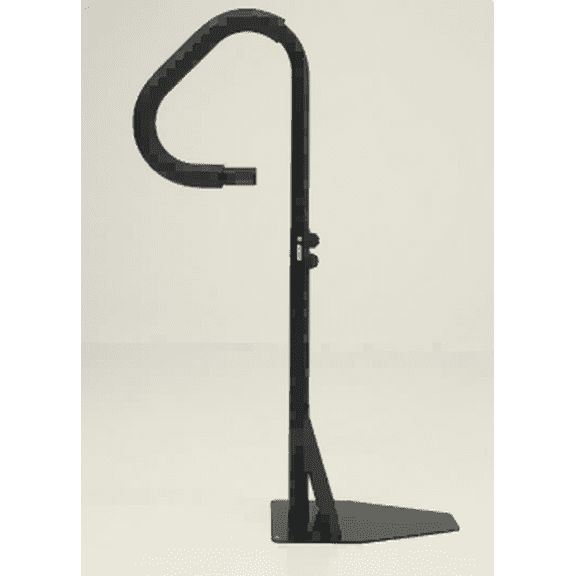 Hot Tub Handrail, Aluminum Spa Hand Rail with 44''-60'' Adjustable Height & 360 Swivel, Safety Side Handrails with Slide-Under Mount Base for Most Hot Tubs & Swim Spas, 600 LBS Capacity