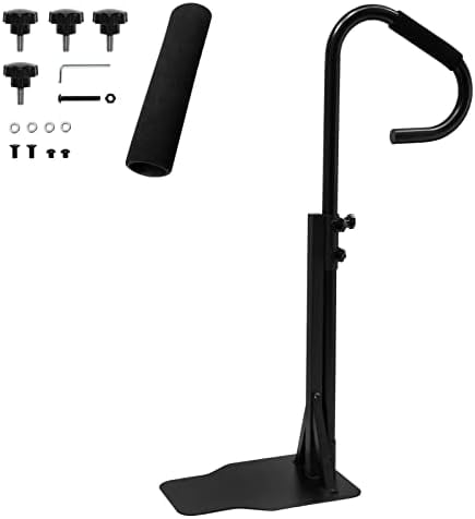 Hot Tub Handrail Safety Rail - 57" Height, Slide Under Mount, 600LBS Capacity, Adjustable & Rotatable With Sponge Rubber Grip