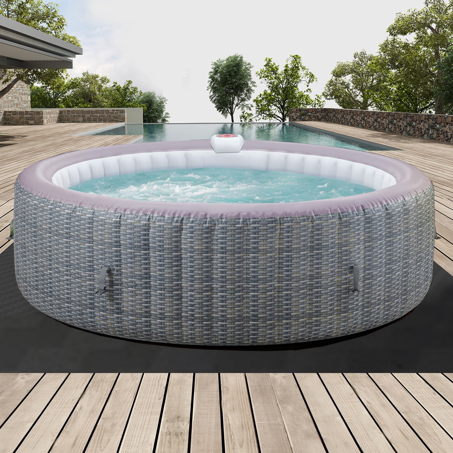 Hot Tub, Outdoor Spring Inflatable Hot Tub, Home SPA - Walmart.com
