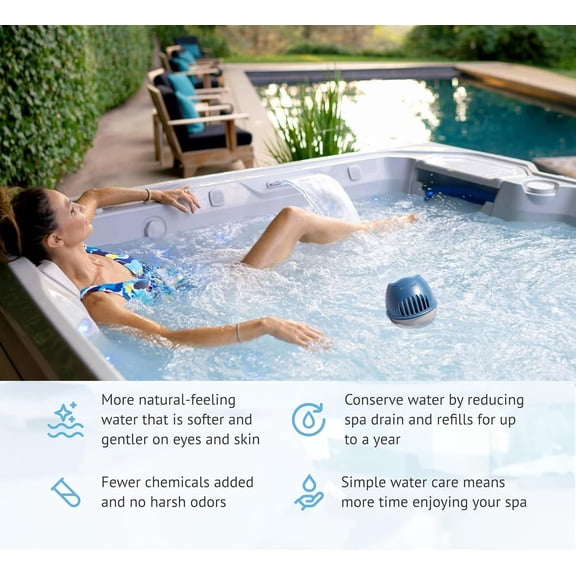 Hot Tub Replacement SmartChler Cartridge for use with Frog Floating System - Hot Tub Maintance System Supports Less Chlorine Use - 3 Pack$$Garden & Patio