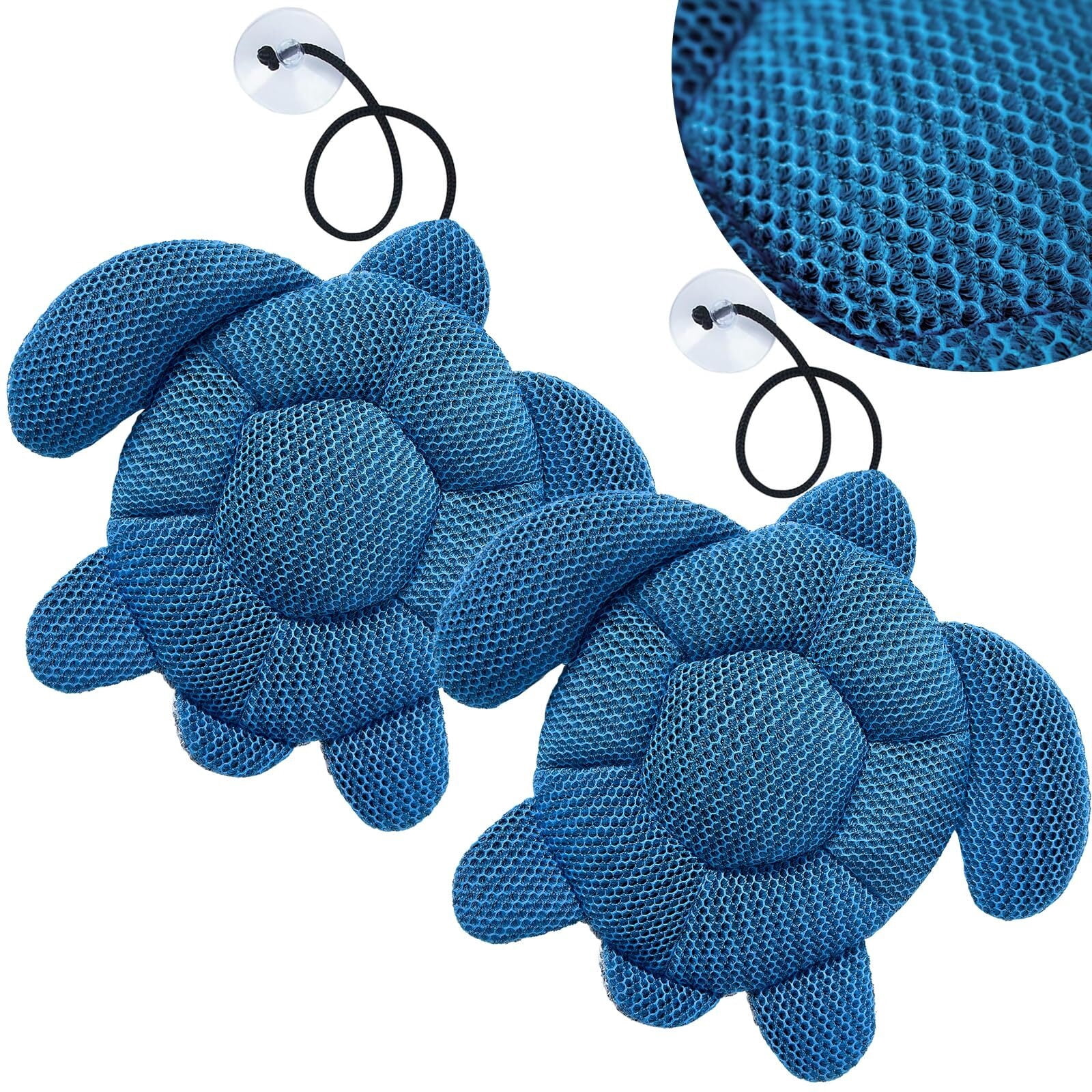 Hot Tub Scum Absorber, Scum Turtle Hot Tub Cleaner Hot Tub Accessories 2 Pack Hot Tub Sponge for Scum Reusable Spa & Pool Cleaner Hot Tub Oil Absorbing Scum Absorber Keeps Water Clean