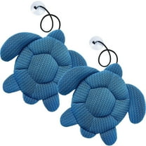 Hot Tub Scum Absorber,Scum Turtle Hot Tub Cleaner Hot Tub Sponges to Soak up Oils- Must Have Hot Tub Accessories for Adults Hot Tub Scum Sponge- Keeps Your Hot Tub Water Clean(Blue*2,9.84x8.26")