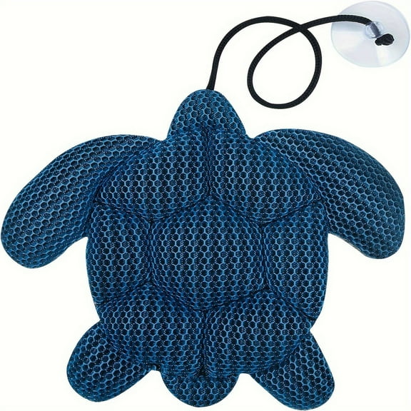 Hot Tub Scum Absorber, Scum Turtle Hot Tub Cleaner Hot Tub Sponges to Soak up Oils- Must Have Hot Tub Accessories for Adults Hot Tub Scum Sponge-Water Clean and Clear(Blue,Small 9.84"Dx1"Wx8.26"H)