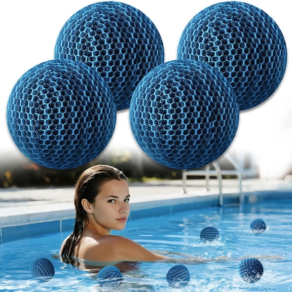Hot Tub Scum Absorber, Spa & Pool Scum Eliminating Balls,hot tub scum Balls,Scum Sponge for Spa Hot Tub, Hot Tub Accessories, Oil Absorbing Sponge for Hot Tub Skimmer