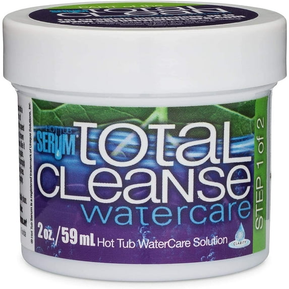 Hot Tub Serum - Total Cleanse Water Care Solution - Spa Cleaner Hot Tub Cleaner (2 oz.)