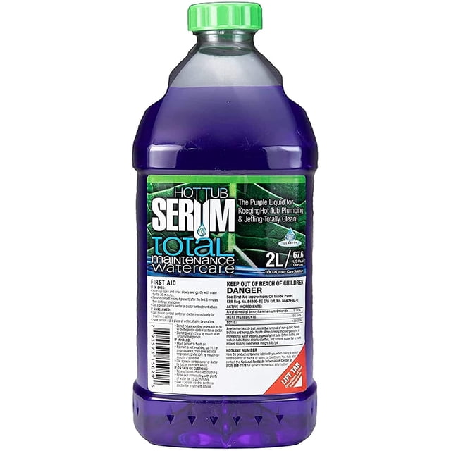 Hot Tub Serum - Total Maintenance & Cleaning Supplies for Hot Tub, Spa ...