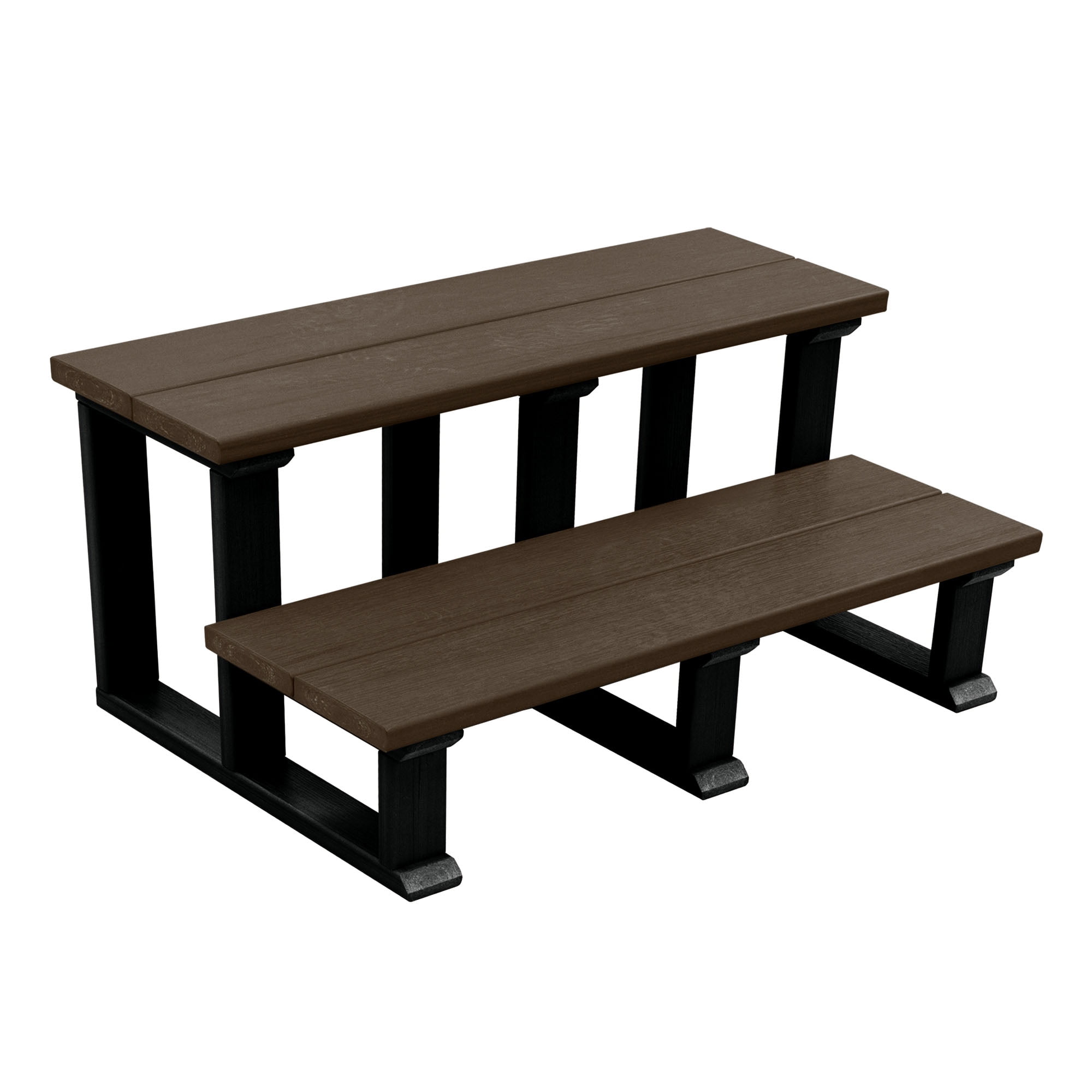 Weathered Acorn 31" Two Tier Hot Tub Spa Steps