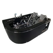 Hot Tub black 66.5″ x 45″ with Heater – Black Varadero