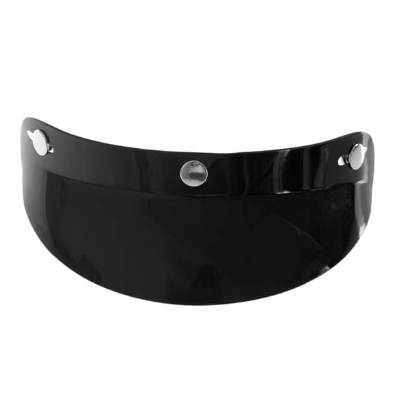 Hot Universal 3 Snap Face Shield Lens For Motorcycle Helmets Open Face