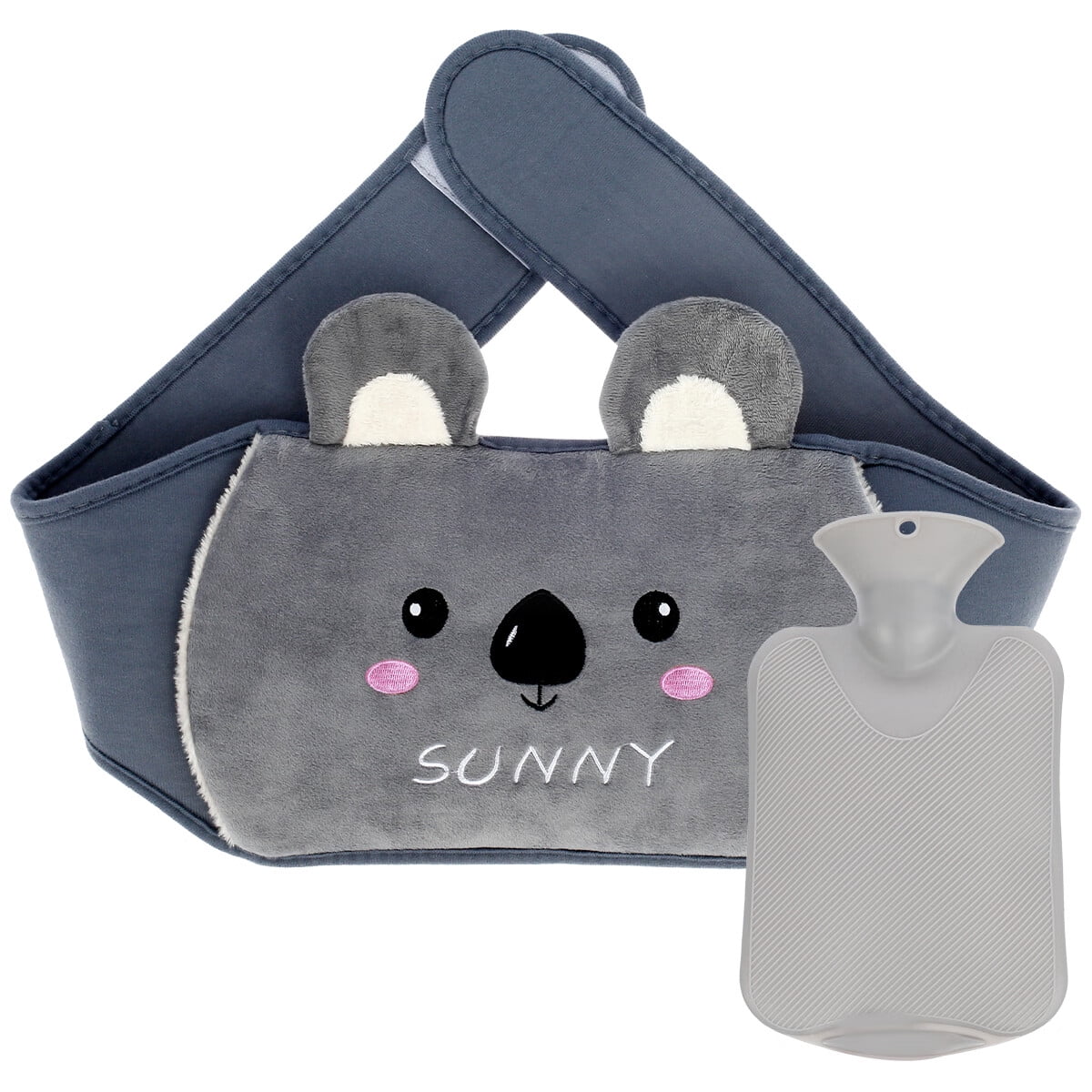 Mini Bouillotte Jug Bag Boilers Hot Water Bottle Plush Cover for
