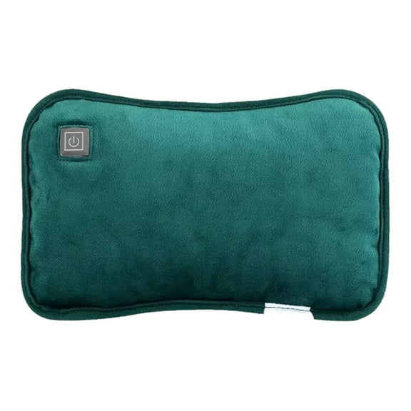 Hot Water Bottle With Flannel Cover Heat Settings Foldable USB Rechargeable Hot Water Bag Rechargeable Hot Water Bottle Washable Bed Warmer Automatic Power Off Hand Warmer