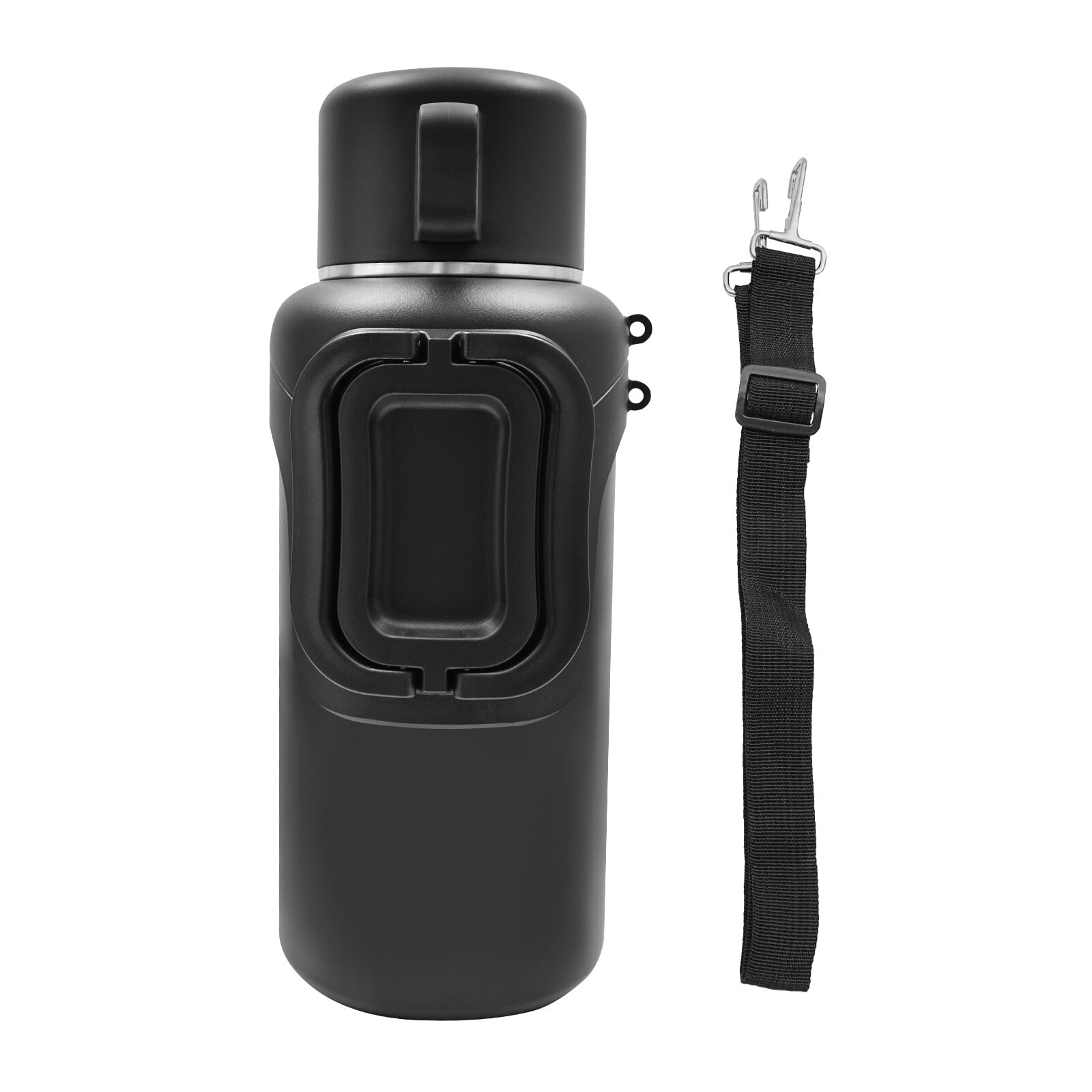 Hot Water Bottle Stainless Steel Large Insulated Bottle 2 Gallon Water Bottle Beverage Bottle with Handle & Lid Vacuum Metal Sports Water Flask Jug Big for Gym, Hot and Cold Drinks