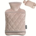 thumbnail image 1 of Hot Water Bottle With Hand Pocket Cover, 2.0L BPA Free PVC Water Bag, 1 of 7